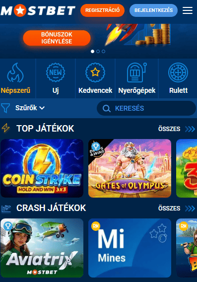Online kaszinó